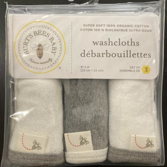 burt's bees washcloths